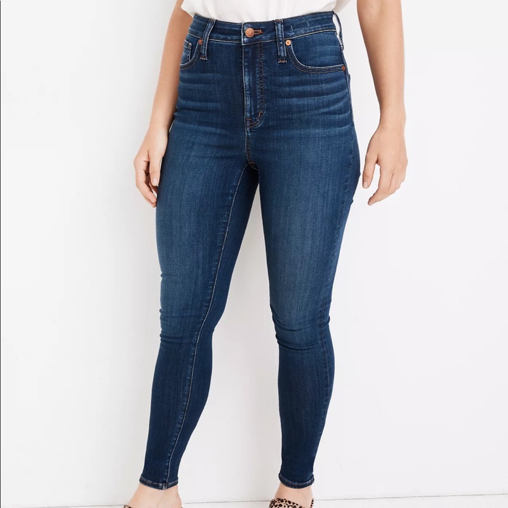 MADEWELL Curvy High Waist Skinny Jeans